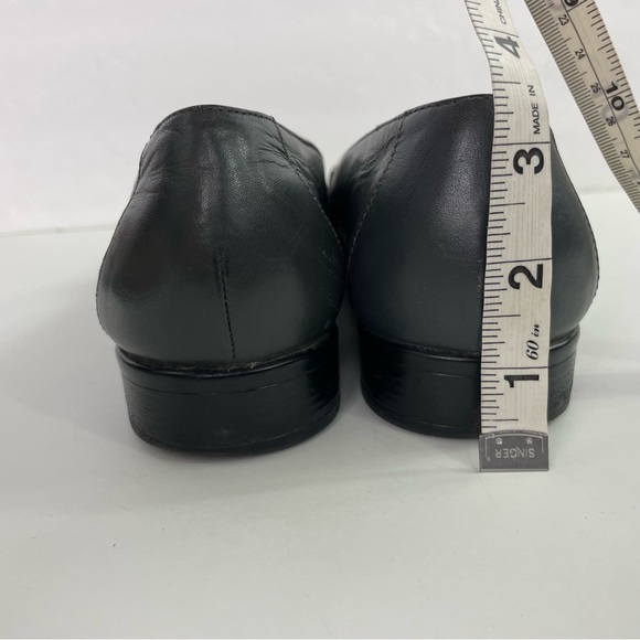 Trotters Vintage Haley Grey Herringbone Woven Leather Horse Bit Classic Loafer - Picture 10 of 15